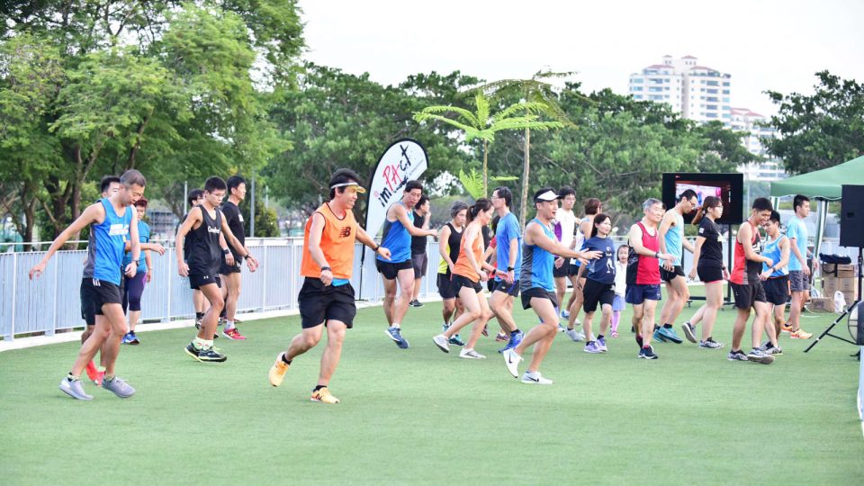 An Island-wide Fitness Workout Brings Individuals With Similar Thinking Together
