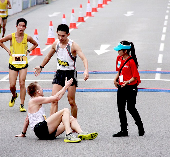 A true mark of sportsmanship