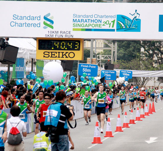 100m, 75m, 50m, you've done it