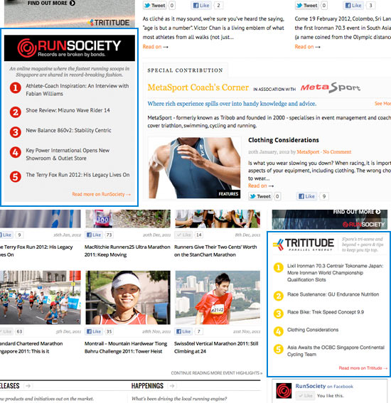 Cross-site article sneak peaks squared up in blue